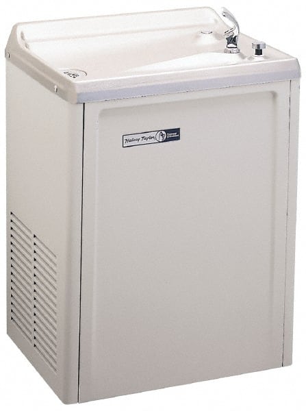 Halsey Taylor - 13.5 GPH Cooling Capacity Compact Flush Wall Mounted Water Cooler & Fountain - Vinyl Cabinet, 690 Watts, 7.5 Full Load Amperage, 0.2 hp - Exact Tooling
