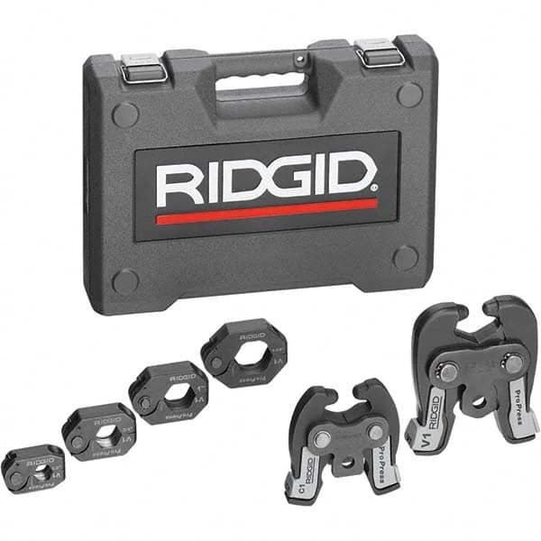 Ridgid - Presser Replacement Jaws Type: Press Ring Kit Jaw Size Range: 1/2" to 1-1/4" (Inch) - Exact Tooling