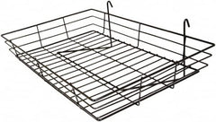 ECONOCO - 4-1/2 High, Open Shelving Accessory/Component - Semi-Gloss Finish, 24" Long, Use with Wire Grid Panels - Exact Tooling