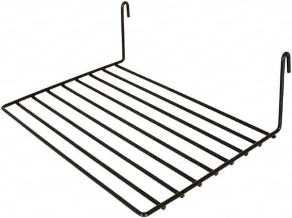 ECONOCO - Open Shelving Accessory/Component - Semi-Gloss Finish, 12" Long, Use with Wire Grid Panels - Exact Tooling