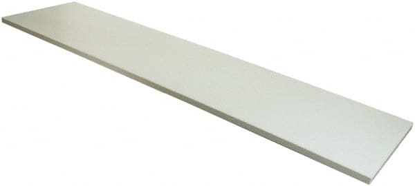 ECONOCO - Open Shelving Accessory/Component - Melamine Finish, 48" Long, Use with Slatwall, Gridwall or Slotted Standard Brackets - Exact Tooling