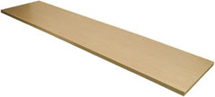 ECONOCO - Open Shelving Accessory/Component - Melamine Finish, 48" Long, Use with Slatwall, Gridwall or Slotted Standard Brackets - Exact Tooling