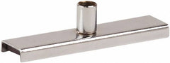 ECONOCO - Open Shelving Accessory/Component - Chrome Plated Finish, 4" Long, Use with 1/4" & 3/8" Threaded Stem - Exact Tooling