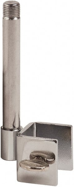 ECONOCO - Open Shelving Accessory/Component - Chrome Plated Finish, Use with 3/4" Square Tubing - Exact Tooling