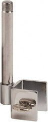 ECONOCO - Open Shelving Accessory/Component - Chrome Plated Finish, Use with 3/4" Square Tubing - Exact Tooling