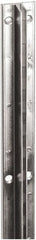ECONOCO - Black Finish Single Slotted Standard Bracket - 96" Long, 13/16" Wide - Exact Tooling
