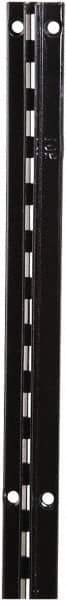 ECONOCO - Black Finish Single Slotted Standard Bracket - 120" Long, 11/16" Wide - Exact Tooling