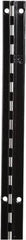ECONOCO - Black Finish Single Slotted Standard Bracket - 120" Long, 11/16" Wide - Exact Tooling