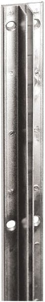 ECONOCO - Zinc Coated Single Slotted Standard Bracket - 96" Long, 13/16" Wide - Exact Tooling