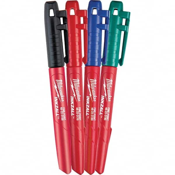 Milwaukee Tool - Markers & Paintsticks Type: Clog Resistant Color: Multi-Color - Exact Tooling