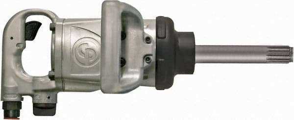 Chicago Pneumatic - #5 Spline Drive, 5,000 RPM, 1,620 Ft/Lb Torque Impact Wrench - D-Handle, 800 IPM, 35 CFM, 1/2" Inlet - Exact Tooling