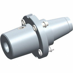 Exsys-Eppinger - PRECI-FLEX Straight Shank with Weldon Flat 1/2" Hole End Mill Holder/Adapter - 1/2" Nose Diam, 33mm Projection, Through Coolant - Exact Tooling