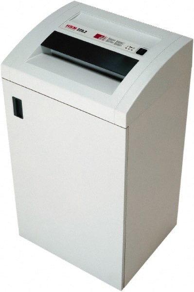 Ability One - 1/4" Strip, Single State Mixed Media Destroyer Strip Cut Shredder - 19-3/4" Long x 35-1/2" Wide x 16-1/2" High, Level 2 Security - Exact Tooling