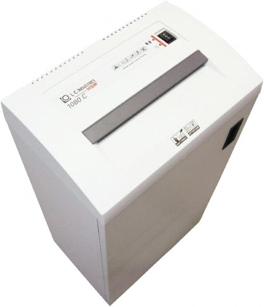 Ability One - 1/8 x 1-1/8" Strip, Single State Mixed Media Destroyer Cross Cut Shredder - 15-3/4" Long x 28-1/2" Wide x 11" High, Level 3 Security - Exact Tooling