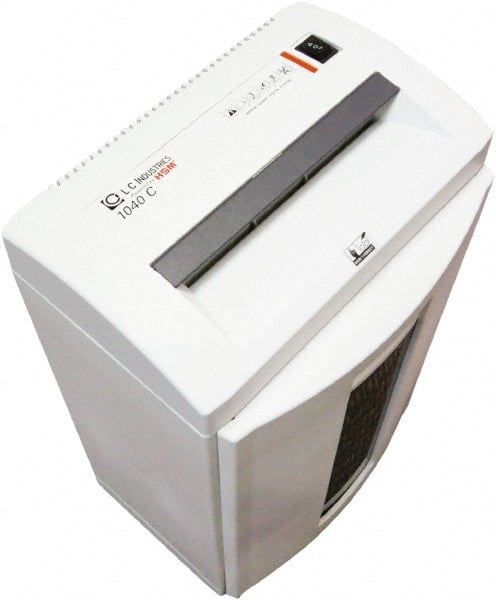 Ability One - 1/8 x 1-1/8" Strip, Single State Mixed Media Destroyer Cross Cut Shredder - 14-3/4" Long x 22" Wide x 10" High, Level 3 Security - Exact Tooling