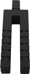 Precision Brand - 1,008 Piece, 1" Thick x 2" Wide x 4" Long Polystyrene Taper Shim - Black, ±10% Tolerance - Exact Tooling