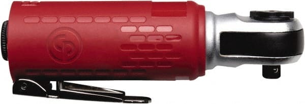Chicago Pneumatic - 1/4" Drive, 270 RPM, 27 Ft/Lb Torque Ratchet Wrench - Inline Handle, 12 CFM, 90 psi, 1/4" NPT Inlet - Exact Tooling