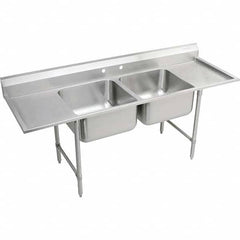 ELKAY - Stainless Steel Sinks Type: Scullery Sink Outside Length: 77-1/4 (Inch) - Exact Tooling