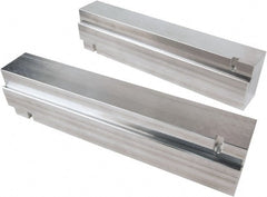Kurt - 1.475" Jaw Width, Quick Change Jaw System, Vise Jaw Set - Aluminum Alloy, Bolt On, Soft Jaws - Exact Tooling