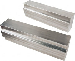 Kurt - 1.475" Jaw Width, Quick Change Jaw System, Vise Jaw Set - Aluminum Alloy, Bolt On, Soft Jaws - Exact Tooling