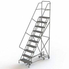 TRI-ARC - Rolling & Wall Mounted Ladders & Platforms Type: All-Directional Ladder Style: Rolling Safety Ladder - Exact Tooling