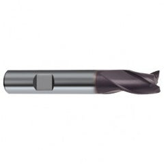 12mm Dia. x 73mm Overall Length 3-Flute Square End Solid Carbide SE End Mill-Weldon Shank-Center Cut-Firex - Exact Tooling