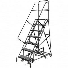 TRI-ARC - Rolling & Wall Mounted Ladders & Platforms Type: All-Directional Ladder Style: Rolling Safety Ladder - Exact Tooling