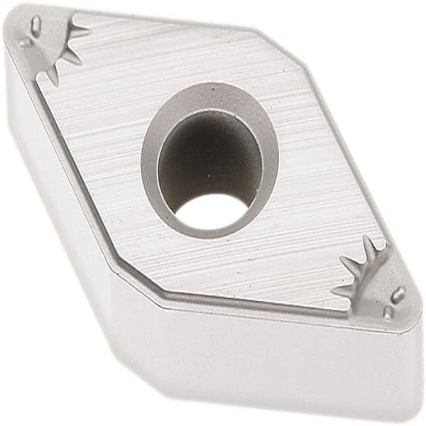 Seco - DNMU332 MF5 Grade TP2501 Carbide Turning Insert - Al2O3 Finish, 55° Diamond, 3/8" Inscr Circle, 3/16" Thick, 1/32" Corner Radius - Exact Tooling
