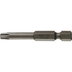 Wiha - T40 Power Bit - 1/4" Drive, 2" OAL - Exact Tooling