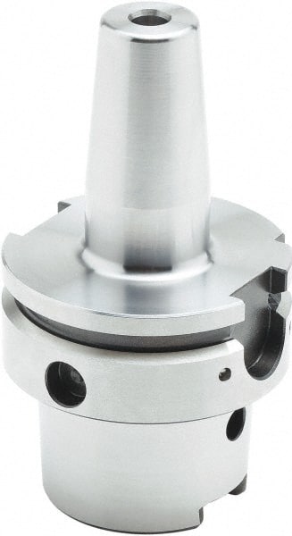 Parlec - 1/2" Hole Diam, HSK63A Taper Shank Shrink Fit Tool Holder & Adapter - 6.3" Projection, 0.94" Nose Diam, 1.85" Clamping Depth, 20,000 RPM, Through Coolant - Exact Tooling