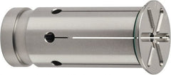Accupro - 1/2" ID x 3/4" OD, 0.944" Head Diam, Slotted Hydraulic Chuck Sleeve - Steel, 1.9881" Length Under Head - Exact Tooling