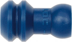 Loc-Line - 1/4" Hose ID, Male to Male Coolant Hose Lathe Adapter - Unthreaded, For Loc-Line Modular Hose Systems - Exact Tooling