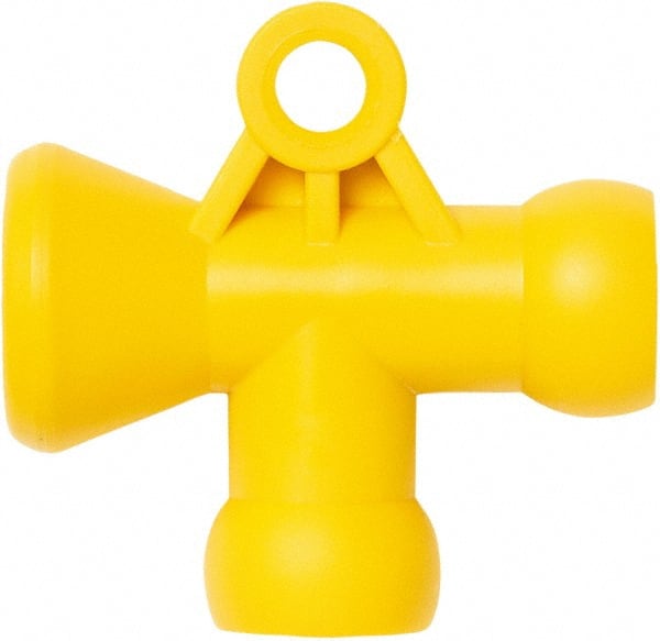 Loc-Line - 1/4" Hose Inside Diam, Coolant Hose T-Fitting - For Use with Loc-Line Modular Hose System - Exact Tooling