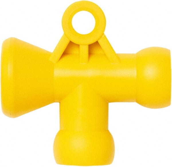 Loc-Line - 1/4" Hose Inside Diam, Coolant Hose T-Fitting - For Use with Loc-Line Modular Hose System - Exact Tooling