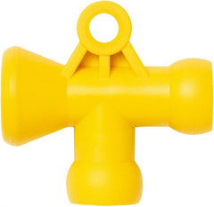 Loc-Line - 1/4" Hose Inside Diam, Coolant Hose T-Fitting - For Use with Loc-Line Modular Hose System - Exact Tooling