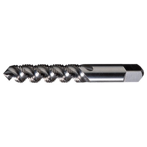 ‎5/16-18 UNC 3 Flute H3 Plug HSS High Helix Spiral Flute Tap- Bright - Exact Tooling