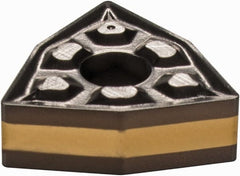 Iscar - WNMG3-1 TF Grade IC8250 Carbide Turning Insert - TiCN/Al2O3/TiN Finish, 80° Trigon, 3/8" Inscr Circle, 5/32" Thick, 1/64" Corner Radius - Exact Tooling