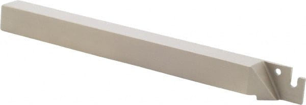 Iscar - External Thread, 0.63" Max Depth of Cut, 0.071" Min Groove Width, 5.91" OAL, Right Hand Indexable Grooving Cutoff Toolholder - 1/2" Shank Height x 1/2" Shank Width, TAG Insert Style, TGT Toolholder Style, Series Tang-GripIQ - Exact Tooling