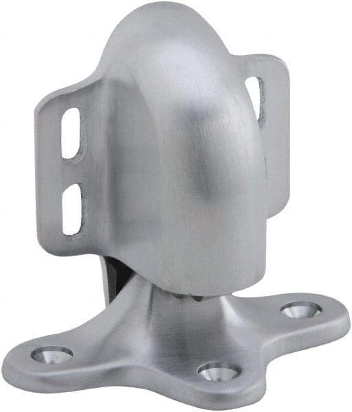 IVES - 5" Projection Floor Door Stop - Screw Mount, Satin Chrome Finish - Exact Tooling