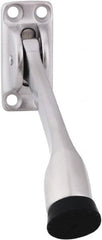 IVES - 4" Projection Floor Door Stop - Screw Mount, Satin Chrome Finish - Exact Tooling