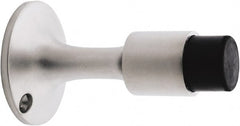 IVES - 6" Projection Wall Door Stop - Screw Mount, Satin Chrome Finish - Exact Tooling
