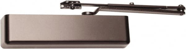 Falcon - 13-1/4" Closer Body Length, Medium Duty Multi-Sized Door Closer Manual Damper - Dark Bronze Finish, Non-Handed - Exact Tooling