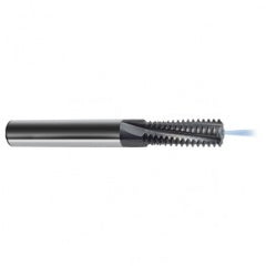 M20 x 2.5 4FL Carbide Thread Mill Tap-Coolant Thru-TiCN - Exact Tooling