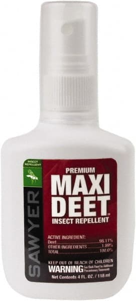 Sawyer - 4 oz 98% DEET Pump Spray - For Mosquitos, Ticks, Biting Flies, Gnats, Chiggers - Exact Tooling