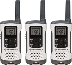 Motorola - 16 Mile Range, 22 Channel, 0.5 & 1.5 Watt, Series Talkabout, Recreational Two Way Radio - FRS/GMRS Band, 462.55 to 467.7125 Hz, AA & NiMH Battery, 12 NiMH & 29 AA hr Life, 12.87" High x 10.83" Wide x 1.78" Deep, Low Battery Alerts - Exact Tooling