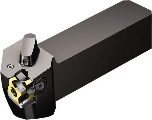 Sandvik Coromant - QS-3-80, Right Hand Cut, -4.7° Lead Angle, 25mm Shank Height x 25mm Shank Width, Negative Rake Indexable Turning Toolholder - 115mm OAL, 3-80-101108 Insert Compatibility, Series CoroTurn 300 - Exact Tooling