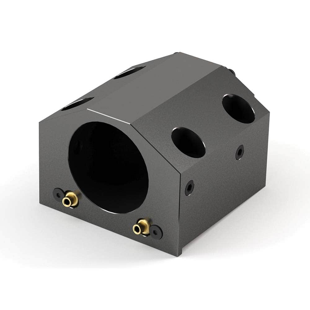 Global CNC Industries - Turret & VDI Tool Holders; Type: Okuma ID Block ; Clamping System: 105mm X 70mm ; Tool Axis: ID ; Through Coolant: No ; Additional Information: 4 Mounting Holes - Exact Tooling