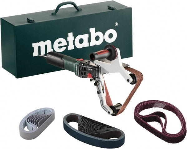 Metabo - 1-1/2 x 30", 2,400 to 8,900 RPM Air Belt Sander - 0.25 hp, 1,650 to 5,500 SFPM - Exact Tooling