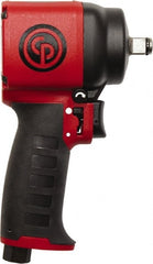 Chicago Pneumatic - 1/2" Drive, 9,400 RPM, 450 Ft/Lb Torque Impact Wrench - Pistol Grip Handle, 22 CFM, 1/4" Inlet - Exact Tooling