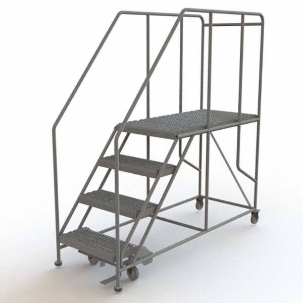 TRI-ARC - Rolling & Wall Mounted Ladders & Platforms Type: Rolling Work Platform Style: Steel Work Platform - Exact Tooling